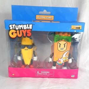 Stumble Guys Action figures 2 Pack Banana Guy and Cereal Killer Figures NEW
